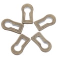 thumbnail image 4 of BRIGHTFUFU 10 piezas Cubierta de ojo de cerradura antigua Cubierta de ojo de teclado de metal Inserto decorativo Inserto de escudo placa, 4 of 7