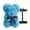 Light Blue, variant on yuksok Floral Bear Decoration Anniversary Romantic with Box for Girlfriend Wife Mom Dark Blue
