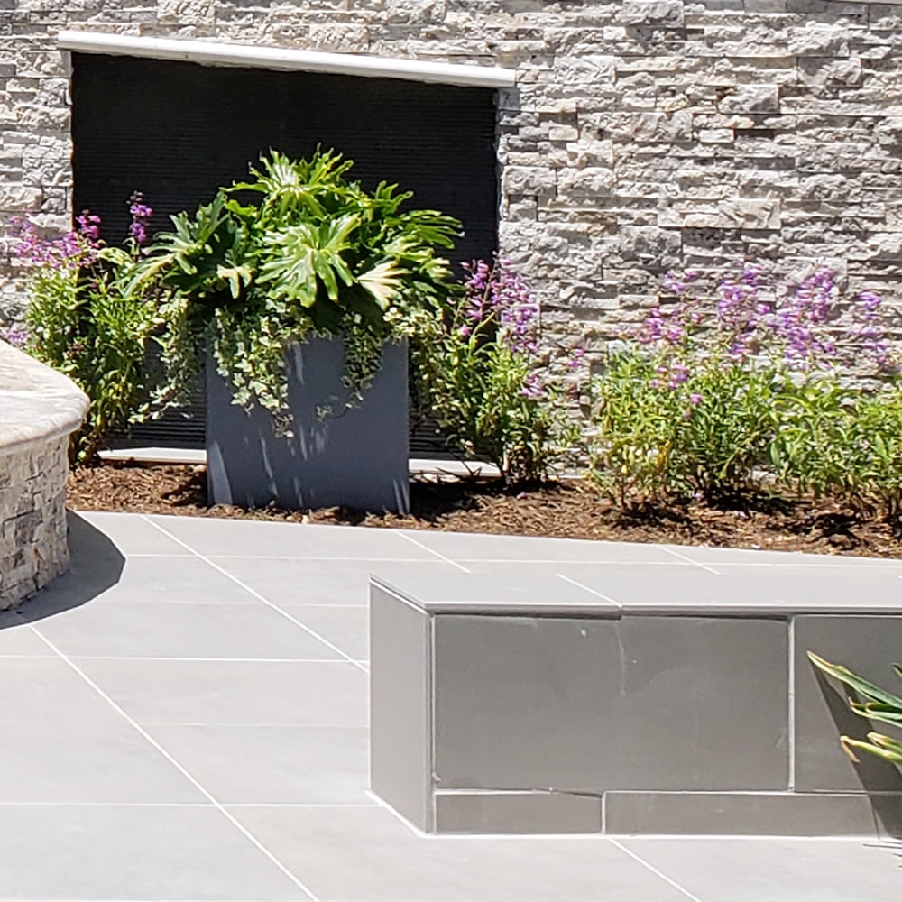 Praia Grey 24 in. x 13 in. Matte Porcelain Pool Coping (4.33 sq. ft. / case)