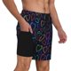 thumbnail image 2 of Fotbe Colored Hearts Traje de Baño para Hombre – Shorts de Natación de Secado Rápido con Forro y Bolsillos-X-Large, 2 of 6