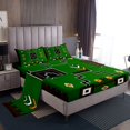 thumbnail image 1 of Erosebridal Green Aztec Sheet Set King,Hippie Boho King Sheet Sets,4pcs, 1 of 7