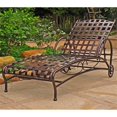 thumbnail image 1 of International Caravan Santa Fe Iron Patio Chaise Lounge in Bronze, 1 of 1