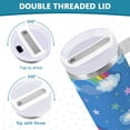 thumbnail image 5 of Cute Rainbow and Cloud Tumbler with Handle and Straw Lid 40 oz Insulated Vacuum Water Bottle Stainless Steel Travel Cup, 5 of 9
