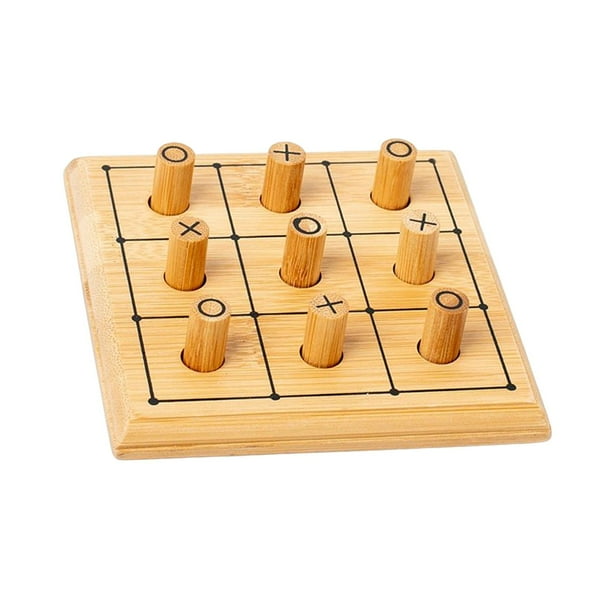 Portable Wooden Board Game with Game Pieces Cognitive Ability Toy Brain Training Puzzle Educational Toys Strategy Game for Party Adults B