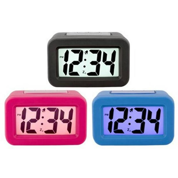 LA Crosse Technology 244295 Silicon Skin Digital Alarm Clock, Assorted