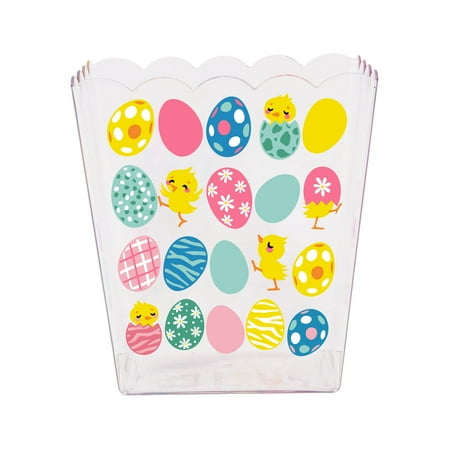 Way To Celebrate Easter Popcorn Container, Colorful Eggs