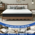 thumbnail image 3 of NISIEN Firm King Mattress 14 Inch Memory Foam Mattress King Size Bed in a Box for Back Pain Relief and Cool Sleep with Gel Foam and Removeable Fiberglass Free Cover, CertiPUR-US Certified, 3 of 9