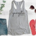 thumbnail image 2 of Gangsta Mom Tank Top, Ladies Racerback Tank Top, Gangsta Tank, Mom Tank, Sassy Mom Tank, Heather Gray, XX-Large, 2 of 3