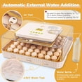 thumbnail image 4 of 56 Egg Incubator for Hatching Eggs, Chicken Incubator for Eggs with Automatic Egg Turning and Humidity Control, Temperature Control & Egg Candler, Incubator for Chicken Quail Duck Goose Bird, 4 of 8