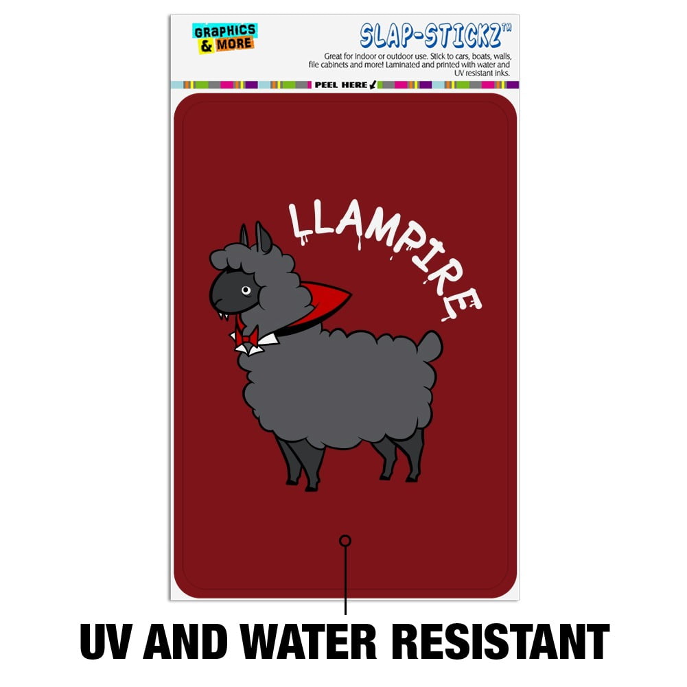 Llampire Llama Vampire Funny Home Business Office Sign 