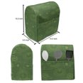 thumbnail image 5 of Poker Lounger Chair Bag, Repeated Playing Cards Roulette Table and Gaming Chips Pattern Illustration Art Print, High Capacity Storage with Handle Container, Lounger Size, Fern Green, by Ambesonne, 5 of 5