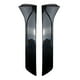 thumbnail image 4 of 2 Pares de Piezas del Divisor Vertical DYNWAVEMX para Alerón de Ventana de Coche Patrón de Fibra de Carbono, 4 of 7