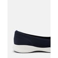 thumbnail image 5 of Time and Tru Women's Sporty Comfort Ballet Flats, Wide Width, 5 of 6
