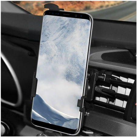 - Samsung Galaxy S8 Plus Car Vehicle Truck Air Vent Mount Holder with Stablizer Arm and Quick Release - Easy Install, Rotatable, Transferrable, Slim, Galaxy S8+