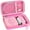 Pink, variant on Travel Case for UCOMX for Nano/for Rtops/for Hicober/for Iseyyox 3 in 1 Wireless Charger, White-Box Only