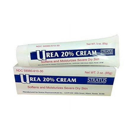 Stratus Urea 20% Cream Softens & Moisturizes Severe Dry Skin, 3oz, 2-Pack