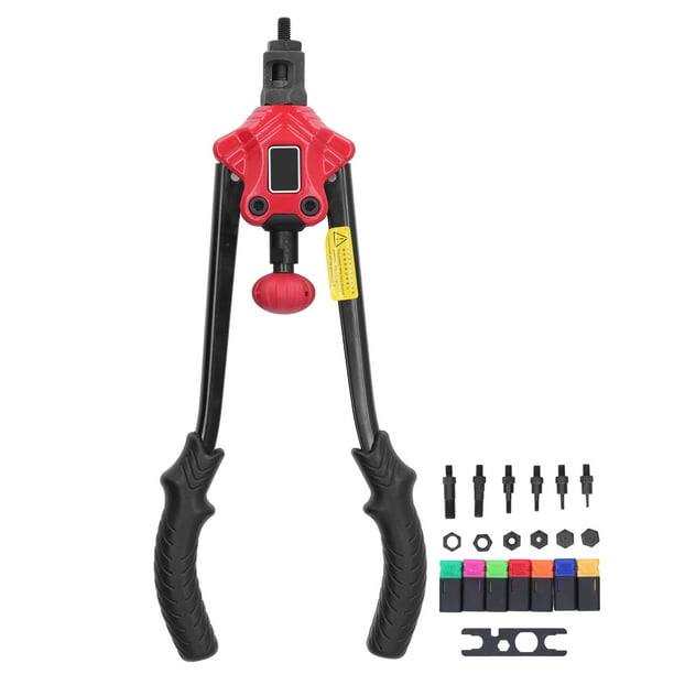 Rivet Nut Kit, Sliding Socket Hand Riveting Guns With Mandrels For M3