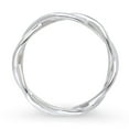 thumbnail image 3 of BERRICLE Sterling Silver Woven Stackable Fashion Anniversary Band for Women, Rhodium Plated Size 5, 3 of 8