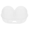 thumbnail image 5 of Bandeja para huevos de camping con dos ranuras, para el refrigerador, contenedor de plástico para huevos, caja para huevos de gallina, práctica caja para huevos para camping, picnic al aire libre., 5 of 5