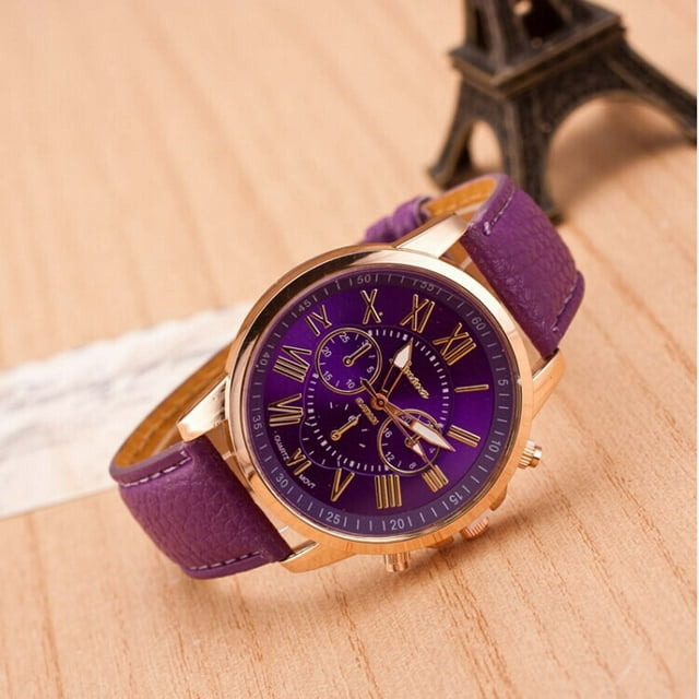 Reloj deportivo de cuarzo para mujer con esfera multipunto, cristal con luz azul y correa de pulsera.