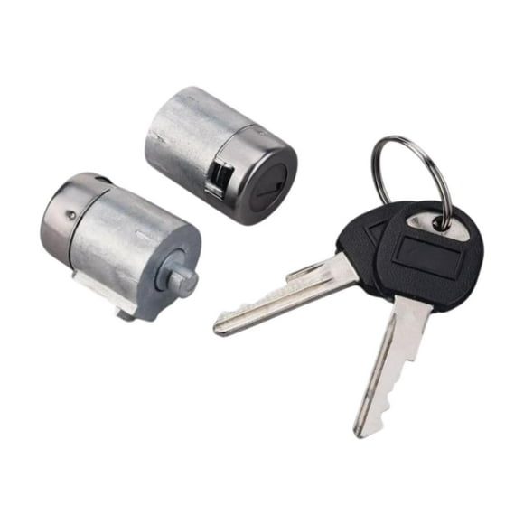 Cilindro de cerradura de la puerta con llaves Cilindro de cerradura de la puerta Cilindro de llave Parte del automóvil Conjunto de garaje Reemplaza