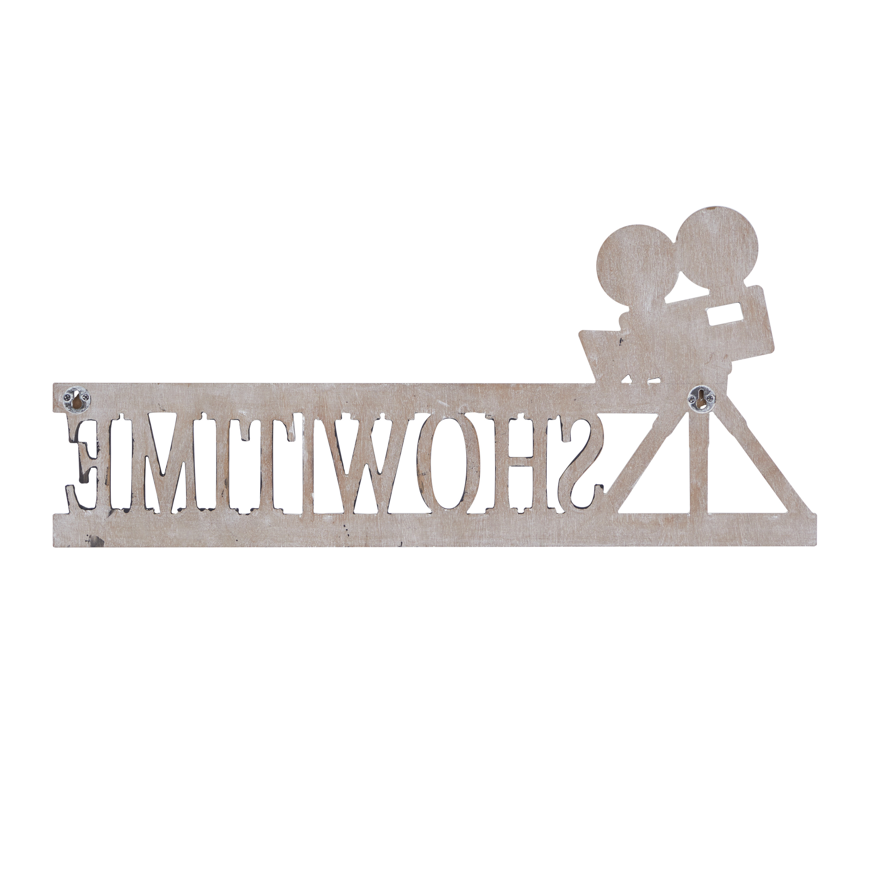 DecMode 5"W, 12"H Wood Industrial Wall Decor, Black, 1-Piece