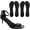 Fannel Black, variant on KALAKALA 2 Pairs Gel High Heel Inserts Women, Adhesive Cushioning Insoles for Sandals Flats Dress Shoes, 3/4 Length Invisible Insoles Prevent Slipping, 7.5-10 Size