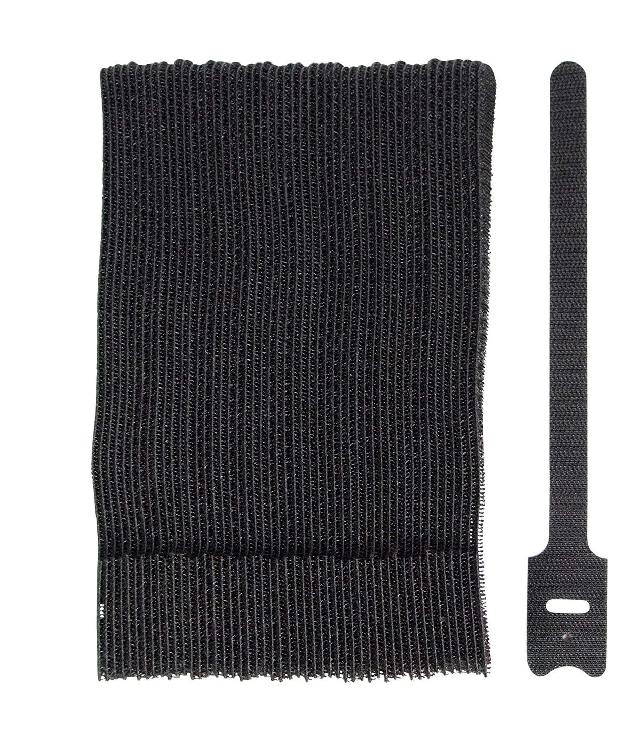 Gardner Bender 45-V15FBK Grip Strip Organizing Strap, 8 inch., 50 Pk., Black