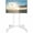 White, variant on BONTEC Rolling TV Stand for 32-75 Inch TVs, Height Adjustable Mobile TV Cart on Wheels, Heavy Duty TV Stand Supports Up to 110lbs, Stable Dual-Column Design, Cable Management, Indoor, Outdoor