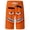 Orange, variant on Fiaer Men's Beach Shorts Funny 3D Expression Graphic Summer Swim Trunks Novelty Beachwear Sports Vacation Shorts with Pockets Yellow XL