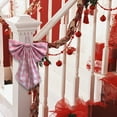 thumbnail image 6 of Extra Large Festive Bow with Flowing Ribbon for Door Hanging Ornament and Home Décor, 6 of 6