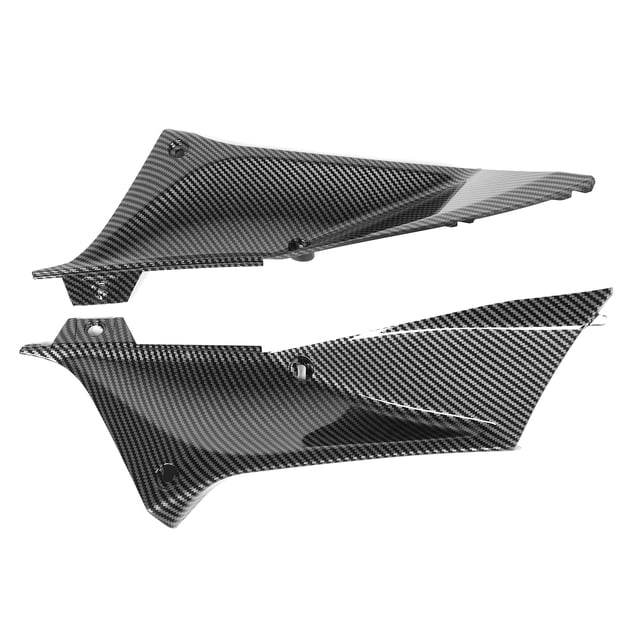 Reemplazo de 2 Piezas Estilo de fibra de Carbono Cubierta del conducta de aire Izquierdo y Derecho Inserto de Inserción Para YZF R1 2002-2003