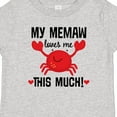 thumbnail image 4 of Inktastic Memaw Loves Me Grandson Boys or Girls Baby T-Shirt, 4 of 5