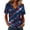 Navy-#003, variant on Women's T-Shirt with 250th Anniversary 1776-2026 4th July Patriotic Tops V-Neck Short-Sleeved Usa Flag Independence Day Tee,Sky Blue XL