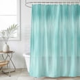 thumbnail image 4 of Shower Curtain Aqua Bathroom Curtains with Hooks, Waterproof Fabric Gradient Color Abstract Art Bath Shower Curtains Set for Bathroom Bathtubs Decor 36x72 Inch, 4 of 9
