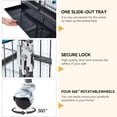 thumbnail image 3 of Dextrus 4-Tier Indoor Animal Cage for Small Pets, Metal Cage for Adult Rats, Rabbits, Ferrets, Chinchillas, Cats, Guinea Pigs, and Large Hamsters, 3 of 6