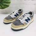 thumbnail image 2 of New Balance 480 Sneakers Men's Size 10 Low Top Trainer Shoes Gray Tan Leather, 2 of 6