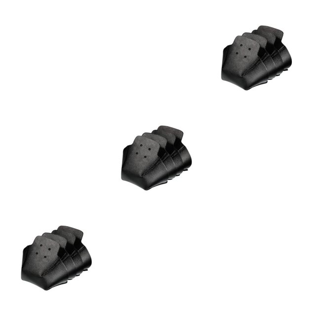 Naiovety 4 piezas Skate Toe Cap Protectores de rodillos de cuero Deportes al aire libre Patinaje Protección Guardias Accesorios Niños Negro Type1 NO1