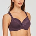 thumbnail image 3 of MELENECA Underwire Minimizer Bra for Women Purple 40C, 3 of 6