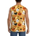 thumbnail image 4 of Bixox Men's Happy Halloween 5 Printed Shirt Sleeveless Fitness Tank Top-X-Large, 4 of 7
