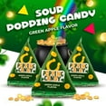 thumbnail image 3 of St. Patrick's Day Sour Popping Rock Candy - Green Apple Flavor (30 Count Bag), 3 of 6