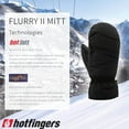 thumbnail image 6 of HOTFINGERS Flurry ll Mitt Ladies Alpine Sport Mittens, Color: Black, Size: L, 6 of 6