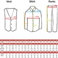 thumbnail image 2 of 4pc Boy Suit Set Brown Chocolate Necktie Vest Baby Toddler Kid Formal Pants S-7, 2 of 2