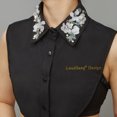 thumbnail image 6 of LoudSung Fake Collar Detachable Half Shirt Blouse False Collar Bead Rhinestones Crystals Decorative Dickey for Women Girls, 6 of 7