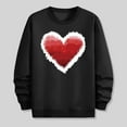 thumbnail image 5 of PNTUTB Men's Casual Long Sleeve Crew Neck Valentine's Day Fashion Print Pullover Loose Comfortable Sweatshirts, 5 of 6