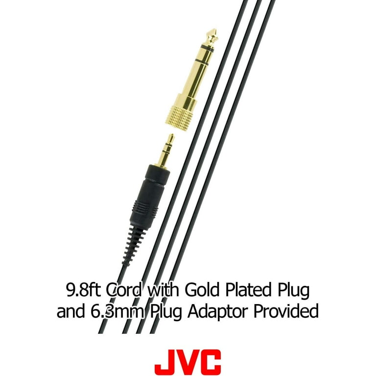 JVC Wired DJ-Style Heavy Bass Full-Size On-Ear Headphones JVC Wired DJ-Style Heavy Bass Full-Size On-Ear Headphones