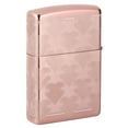 thumbnail image 2 of Zippo Heart Design High Polish Rose Gold Pocket Lighter, 2 of 7
