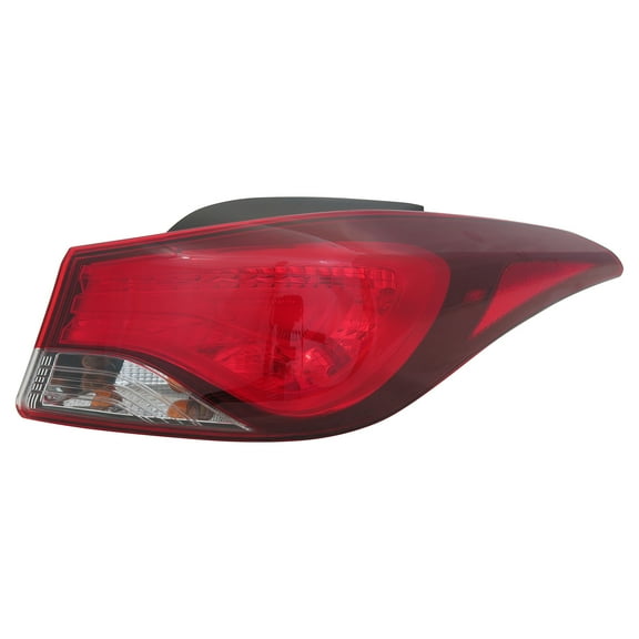 KAI New CAPA Certified Standard Replacement Passenger Side Outer Tail Light Assembly, Fits 2014-2016 Hyundai Elantra Sedan