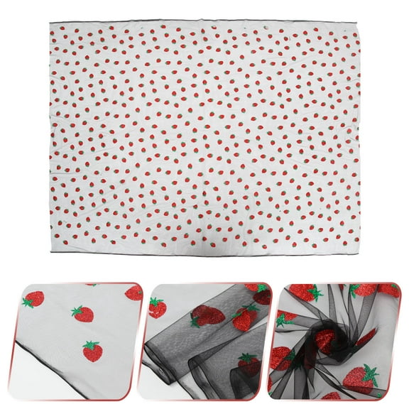 DINHEAROM Fabric Pieces for Sewing Polyester 1Pack 78x63in