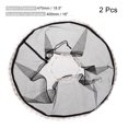 thumbnail image 2 of Unique Bargains 16 Inch Lace Decor Washable Dustproof Mesh Net Electric Fan Dust Cover, Black 2 Pack, 2 of 6